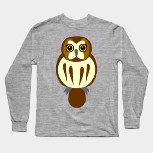 Saw-Whet Owl Long Sleeve T-Shirt